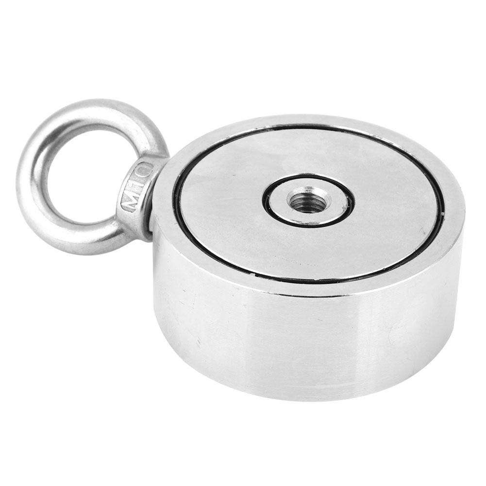 Doppelseitiger Doppelring-bergungsmagnet, Superstarke Magnete Zum Angeln, Heben Und Aufhängen (lnm67-2)