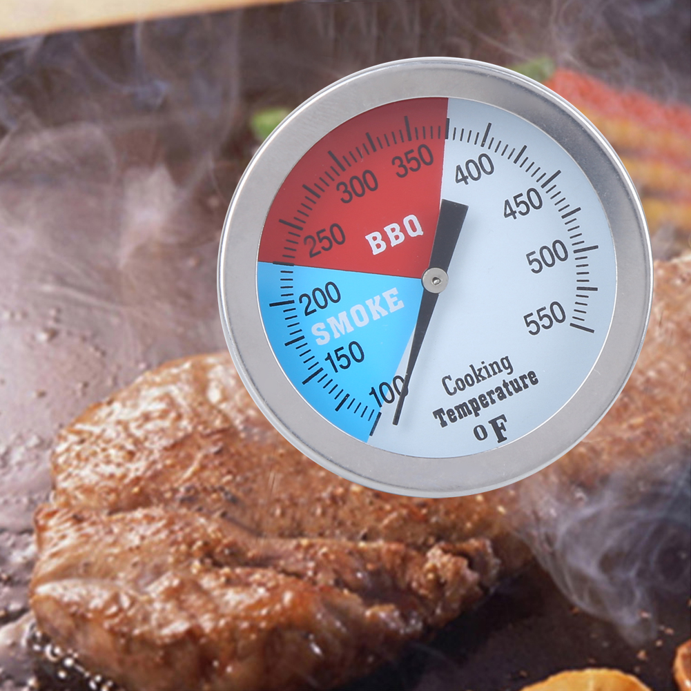 Haushalts-ofen- Und Grillthermometer Aus Edelstahl, Temperaturanzeige 100 - 550℉