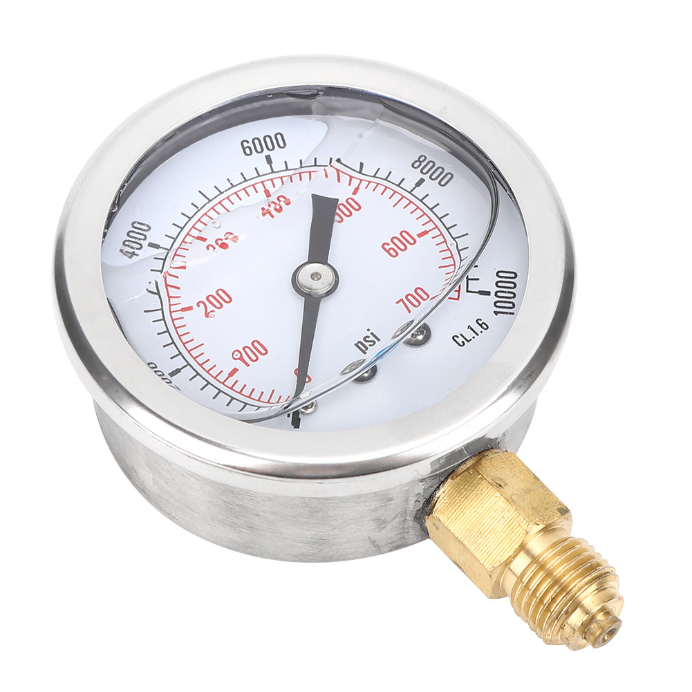 Ts® Pgg604® 700 Bar 1/4bsp Y60 Radial-manometer Für Haushaltsdruckmessung