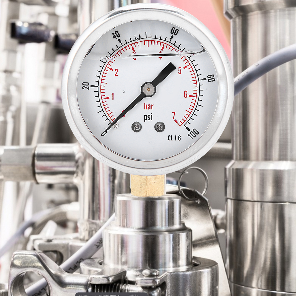 Tspgg6047bar 1/4bsp Y60 Radial-öldruckmessgerät Zur Druckmessung