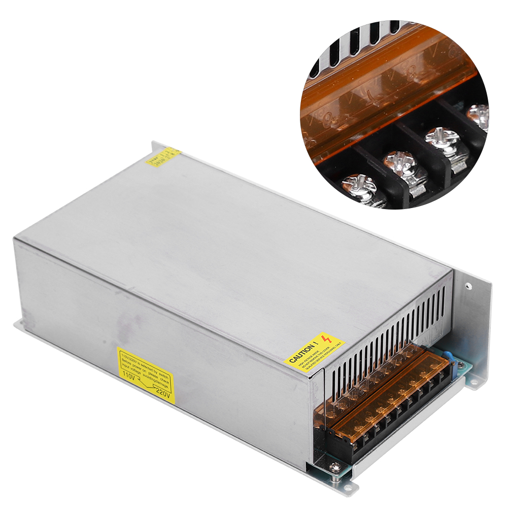 Schaltnetzteil-treiberadapter Dc12v Aluminiumlegierung Led-bildschirm-lichtleiste 3d-drucker (s-800-12 (12v 66,7a 800w) Ac170-250v)