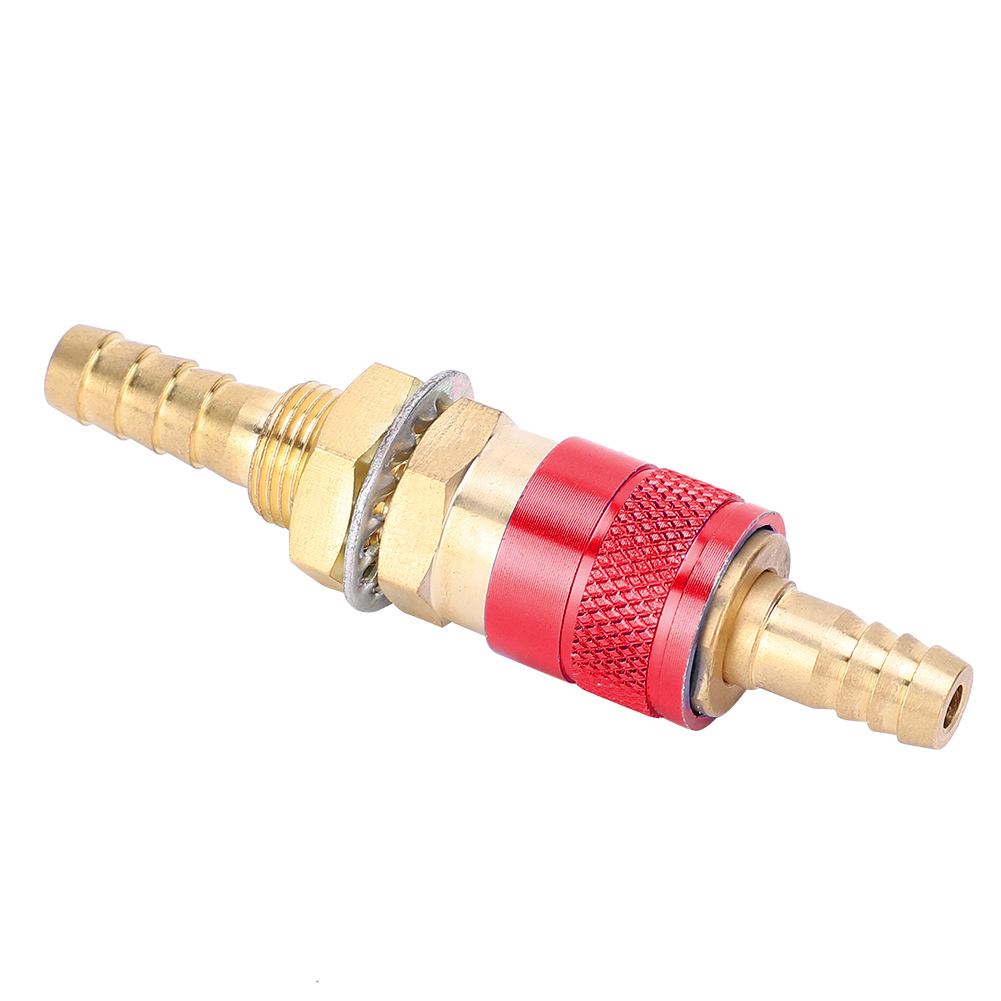 8 Mm Paar Wassergekühlte Gasadapter-schnellkupplungen Für Mig/tig-schweißbrenner (rot)