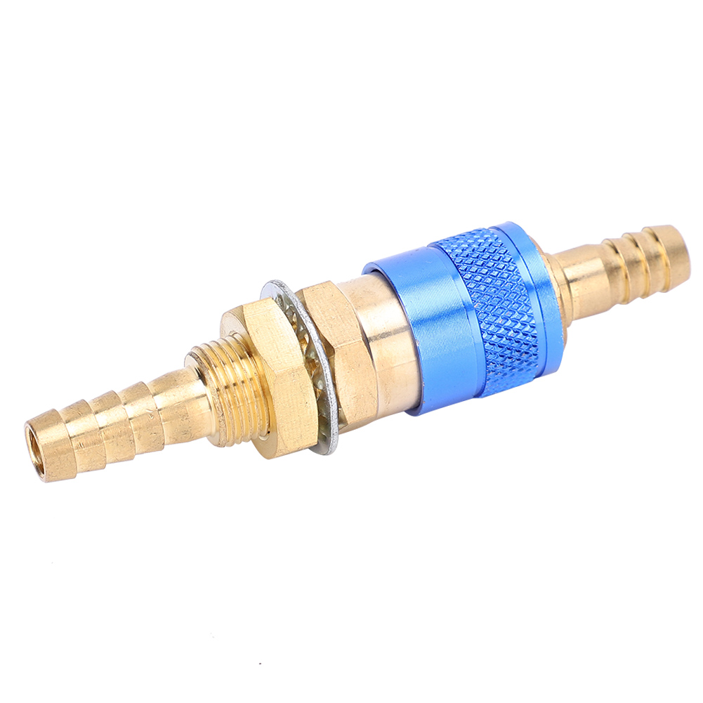 8 Mm Paar Wassergekühlte Gasadapter-schnellkupplungen Für Mig/tig-schweißbrenner (blau)