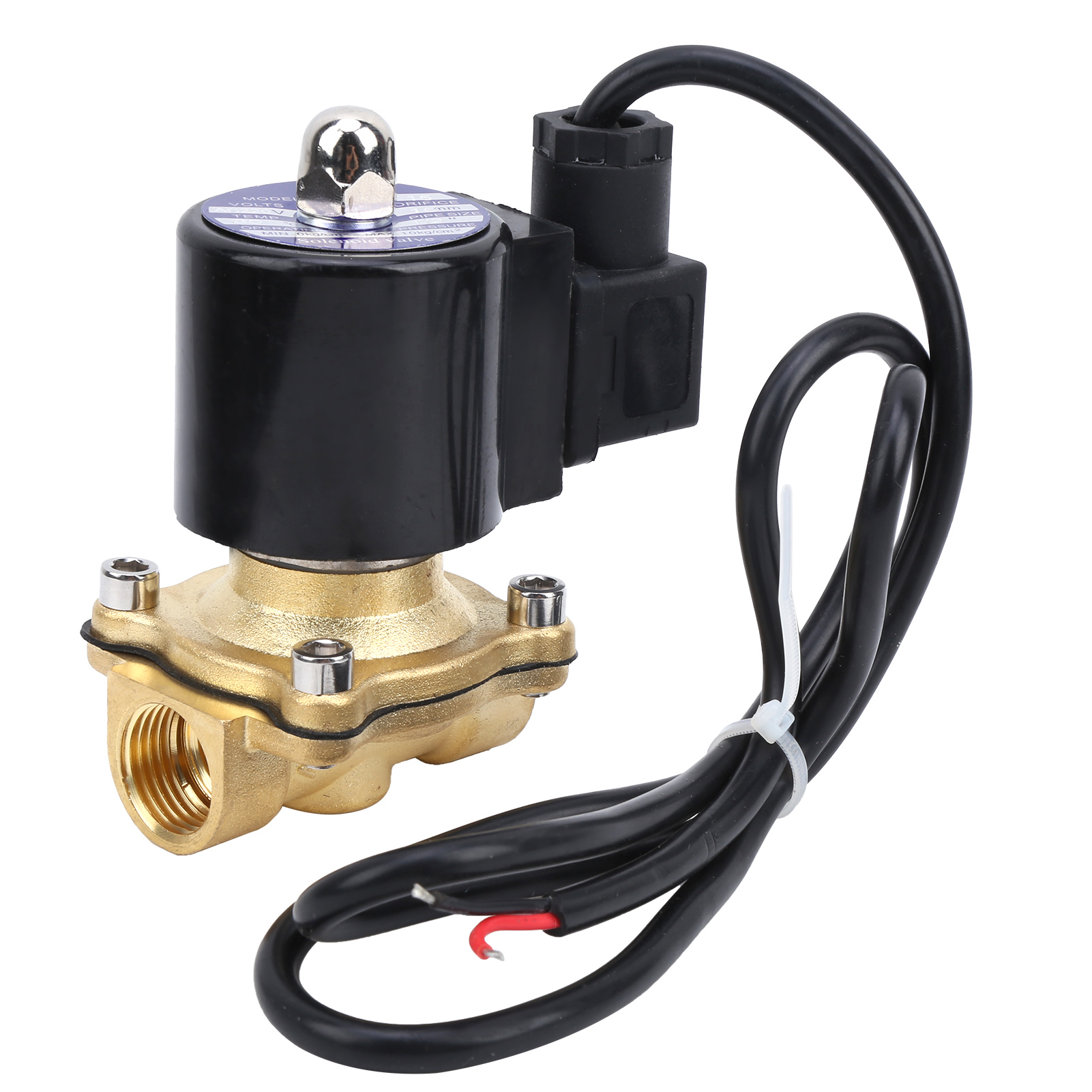 Magnetventil Aus Messing, Stromlos Geschlossen, Direktwirkend, Mit Wasserdichter Spule, 2a‑160‑15 G1/2indc24v