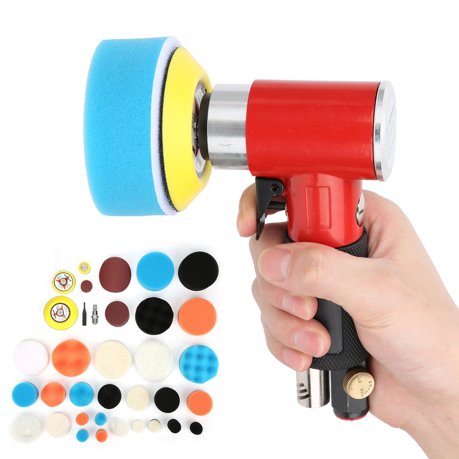 At-1500r48 Poliermaschine, Pneumatische Schleifmaschine, Polierpuffer, Wachsschleifer, Schleifmaschine, Us-düse