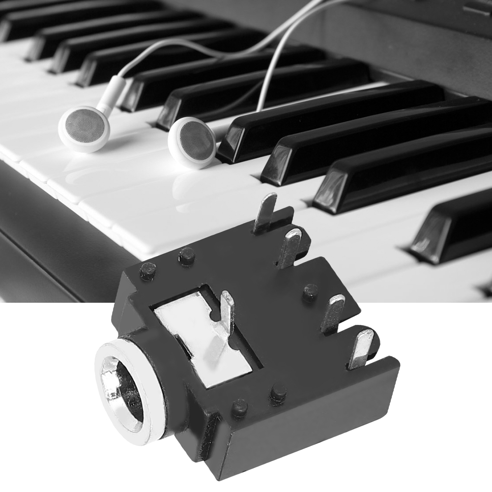 50 Stück 5-polige Stereo-headset-innenbuchsen-anschlussstecker Pj-307 3,5 Mm