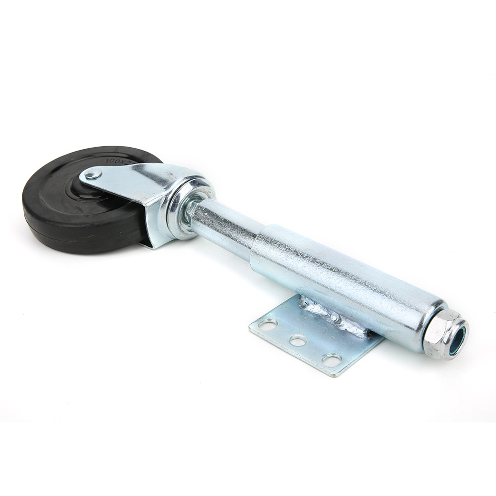 Türgummifederrolle, Universal-federrollen, Gummiradrolle, 4 Zoll