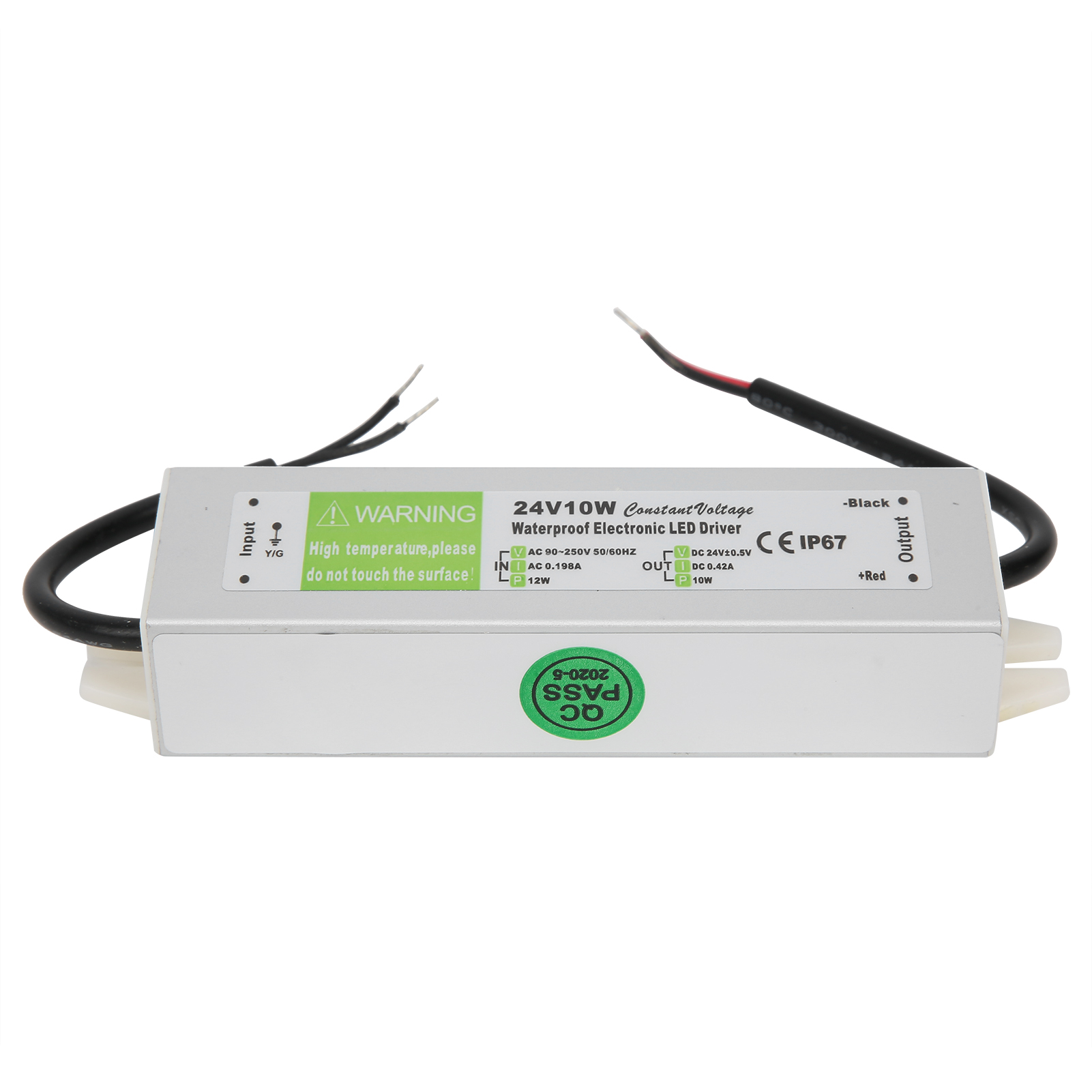 Professionelles, Wasserdichtes 10-w-led-treiber-netzteil Ac 90–250 V (50/60 Hz) Dc 24 V