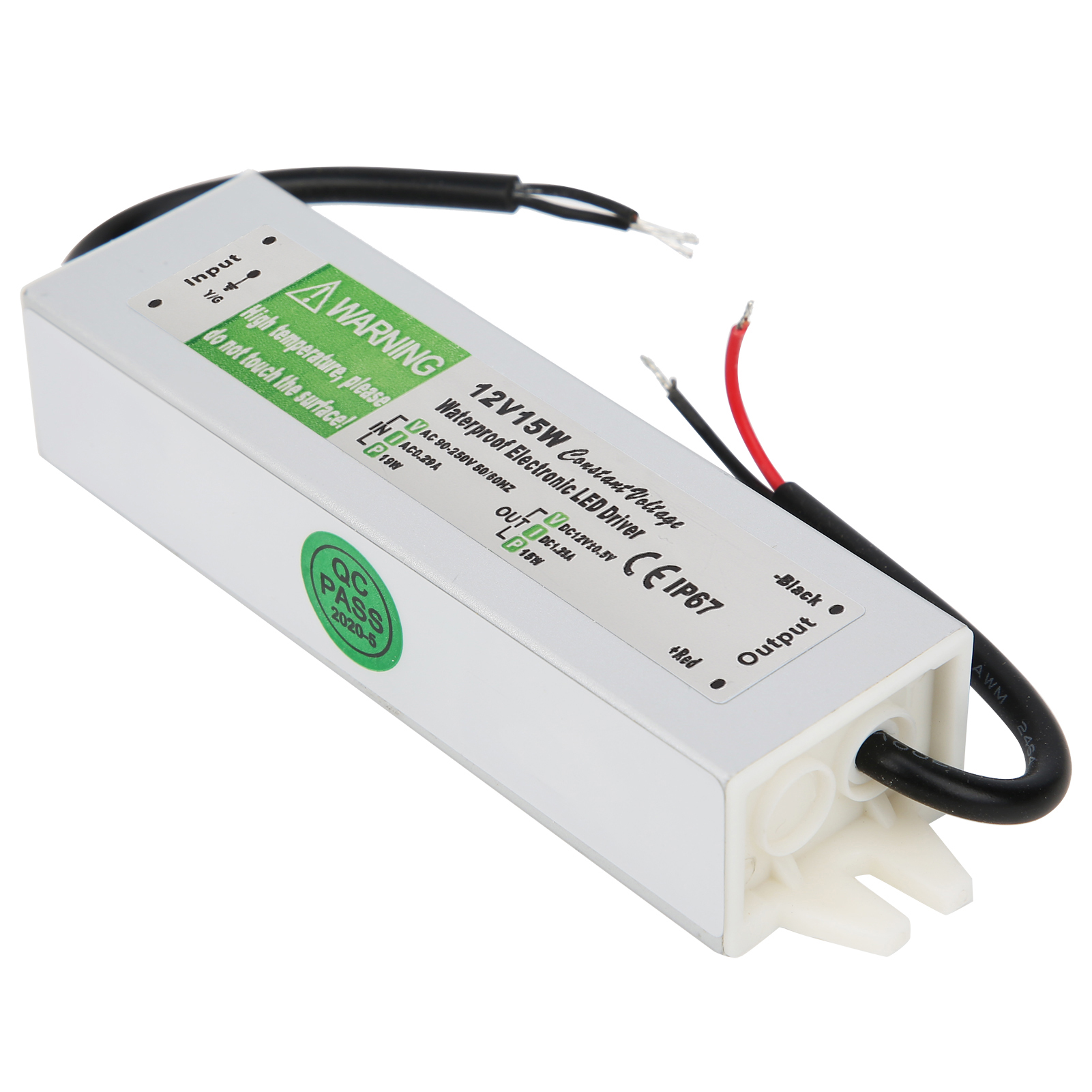 Wasserdichtes Schaltnetzteil 15w Ac90-250v Led-treiber-transformator-netzteil Dc12v