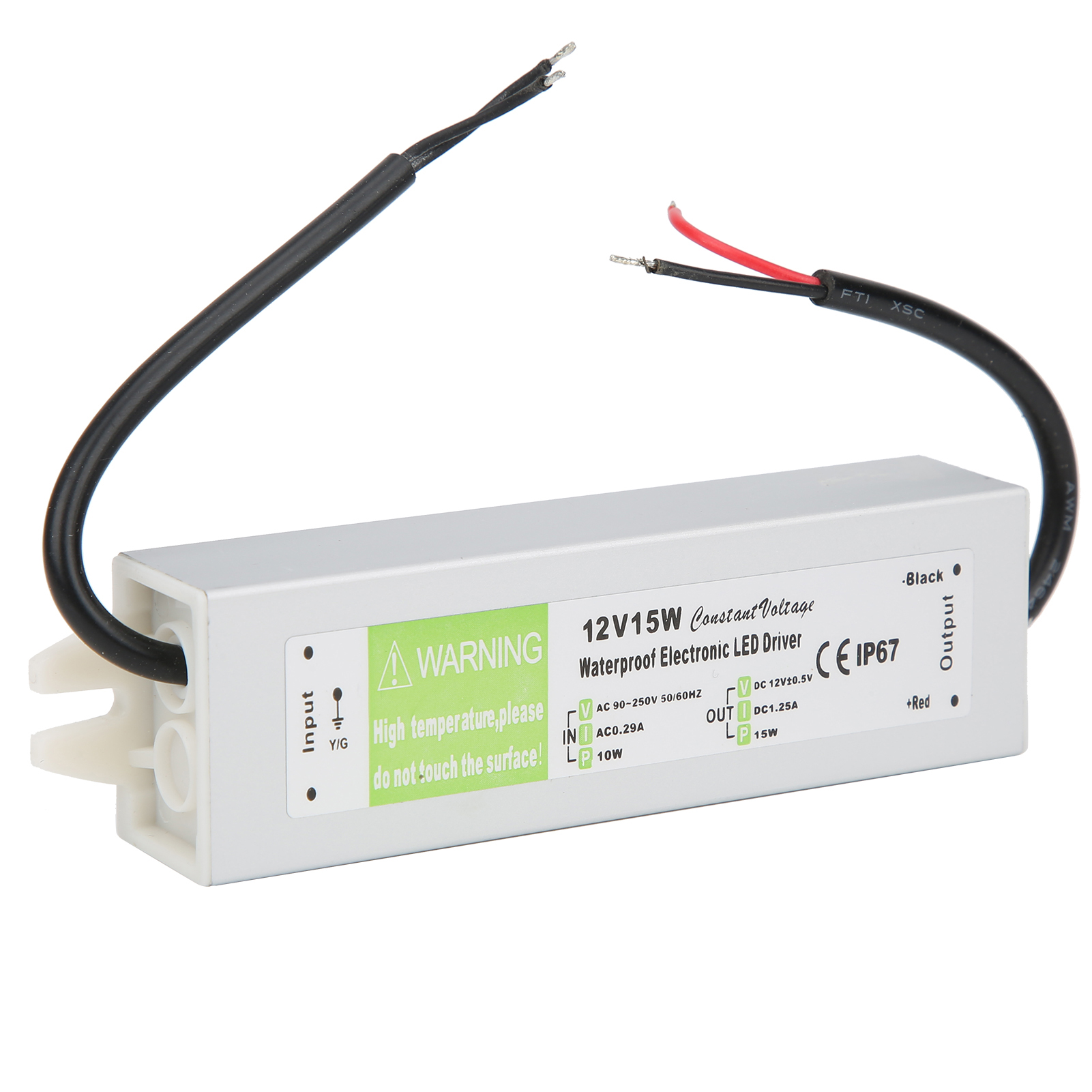 Wasserdichtes Schaltnetzteil 15w Ac90-250v Led-treiber-transformator-netzteil Dc24v