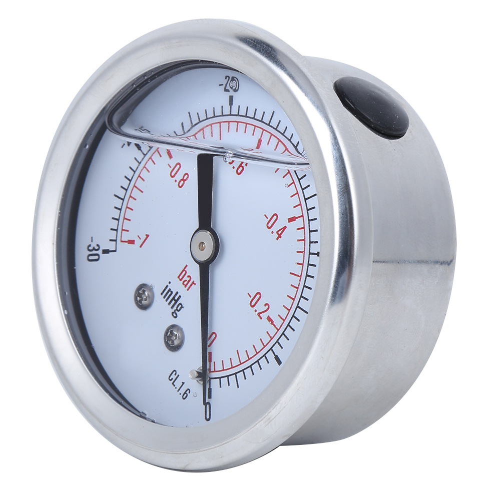 Ts Pggz60z4-0bar 1/4bsp Y60 Axial-öleinspritz-vakuummanometer Für Industrielle Anwendungen