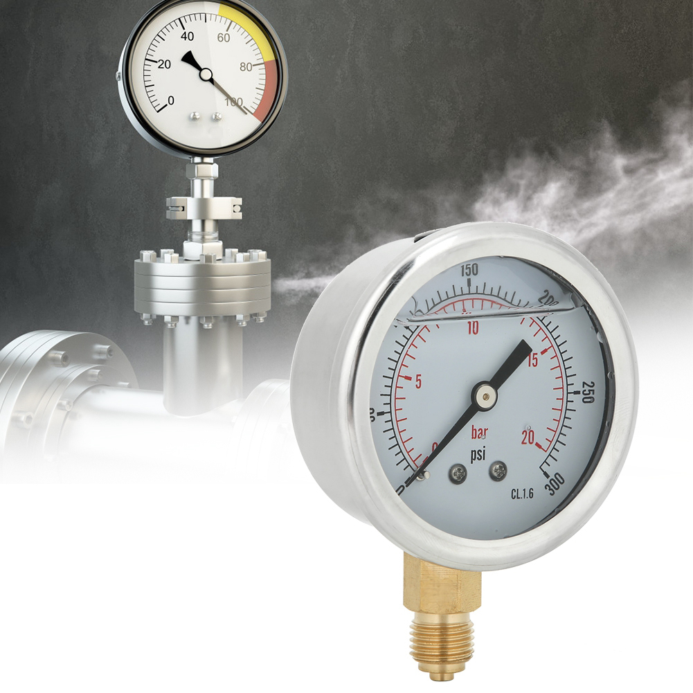 Ts Pgg604-20bar 1/4bsp Y60 Radial-öldruckmanometer Für Maschinen