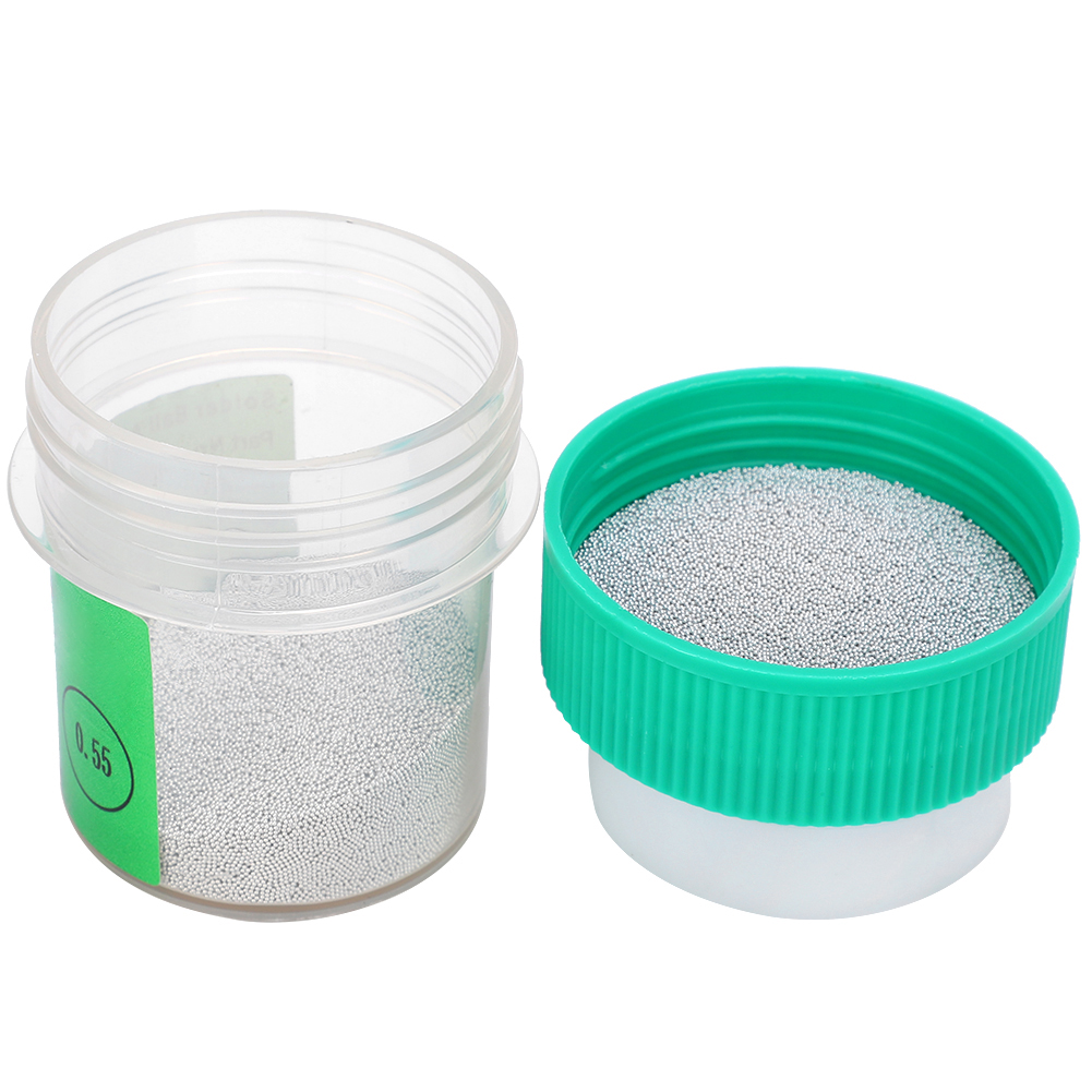 Bga Bleifreie Lötperlen Aus Zinn, 25 W, Für Leiterplattenreparatur Und Reballing, 0,55 Mm