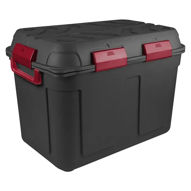 Sunware - Aufbewahrungsbox Q-Line 160 l outdoor anthrazit/rot Aufbewahrungsbox