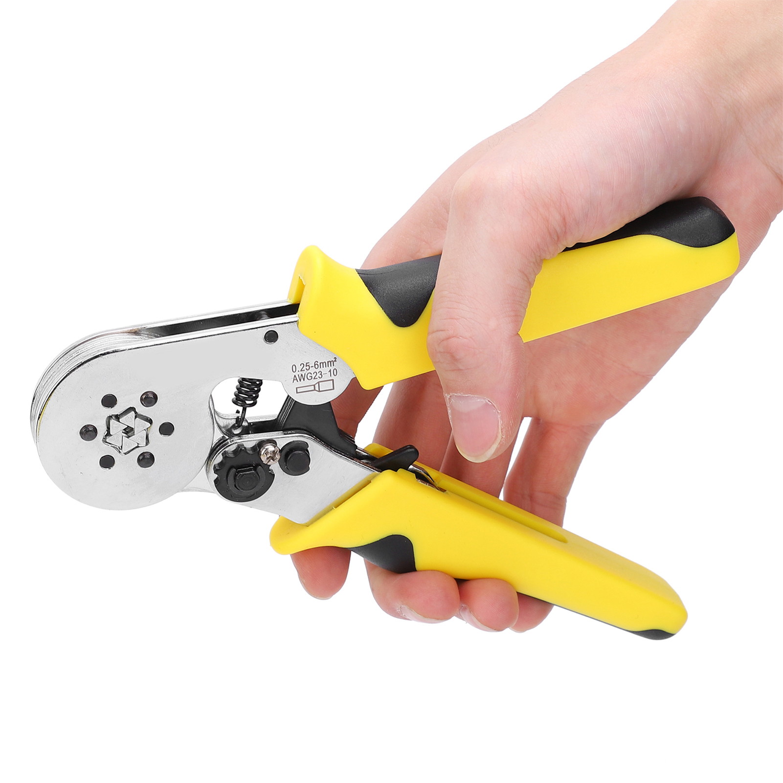 Tu‑c86‑6+ Verstellbare Crimpzange 23‑10awg 0,25‑6m² Ergonomisches Crimpwerkzeug Für Aderendhülsen