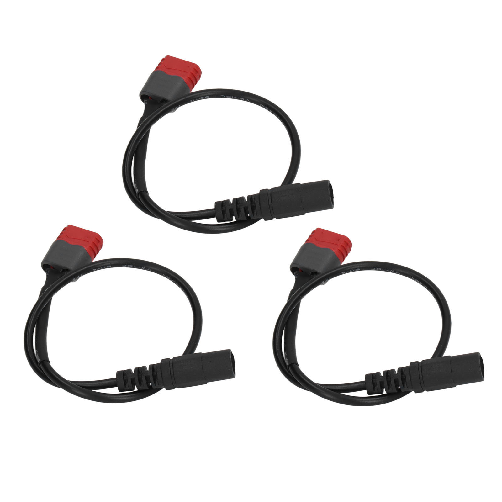 3 Stück T-stecker Auf Dc-ladekabel, 22awg-draht, Hochtemperaturbeständig, Gute Isolierung, T-stecker-akkuladeadapter