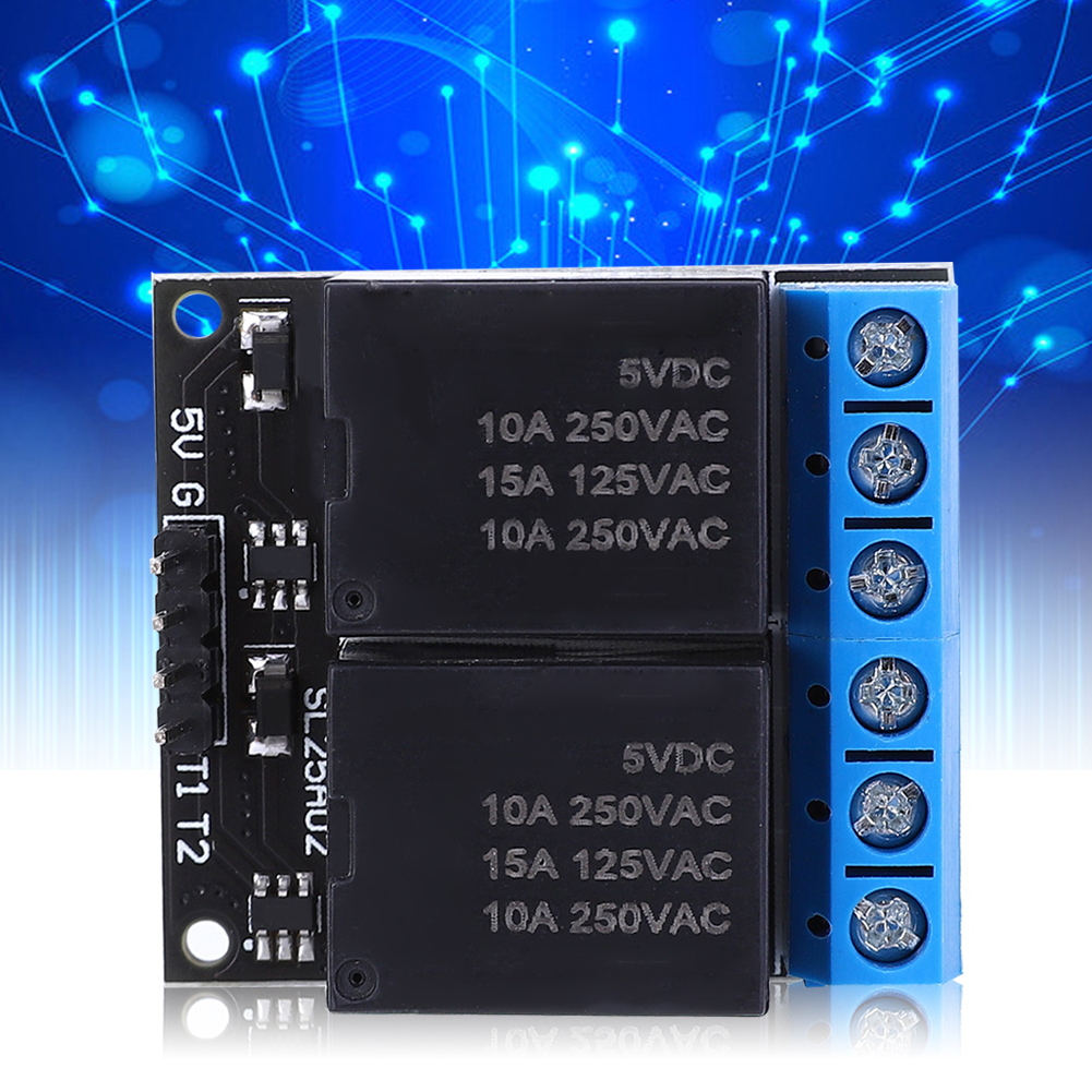 Sl25a02 5v 2-kanal Bistabiles Selbstverriegelndes Relaismodul Mit Einzelchip-steuerung Für Niedrige Pegel