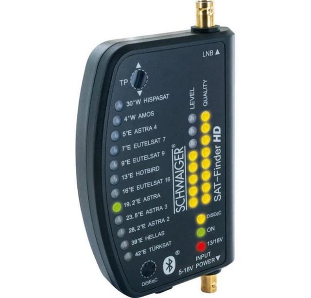 Schwaiger SF9003BT Satellitendetektor Schwarz Bluetooth