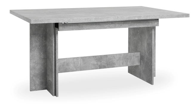 Ausziehbarer Wohnzimmertisch 160 x 90 cm Beton - Lipari
