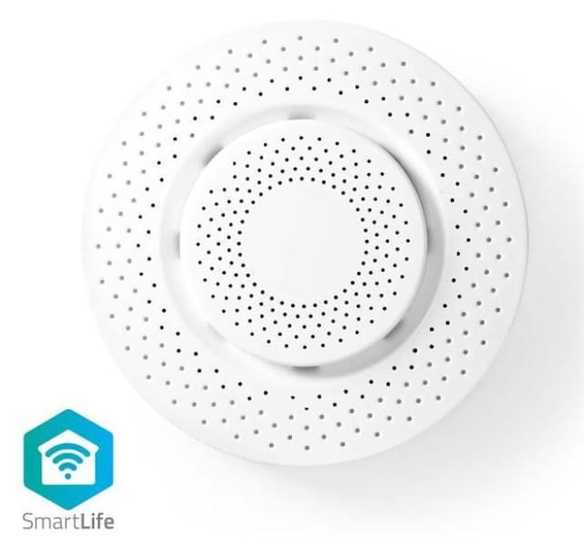 Nedis SmartLife Luftqualitätsmonitor / Wi-Fi / Flüchtige organische Verbindungen (VOC) / Luftfeuchtigkeit / Temperatur / Android™ / IOS / Weiss