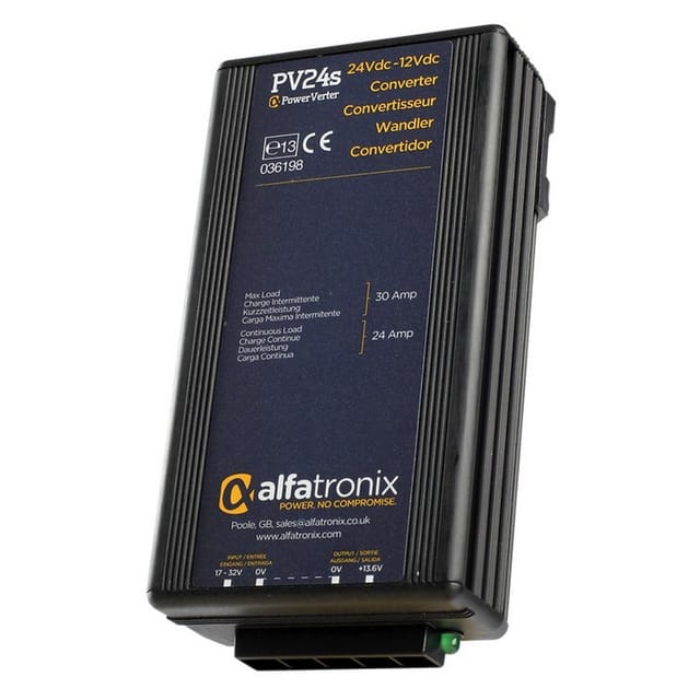 Alfatronix - CC-CC-Konverter 24V-12 v 24-30a