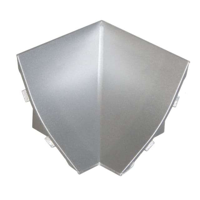 Holzbrink - Innenecke passend zu Abschlussleisten Aluminium, Innenkante pvc Küchenabschlussleiste 23x23 mm