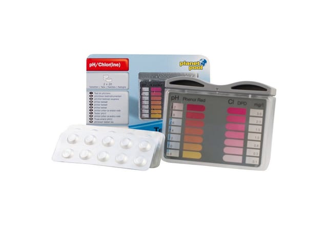 PH / Chlor-Testbesteck - mit je 20 Tabletten