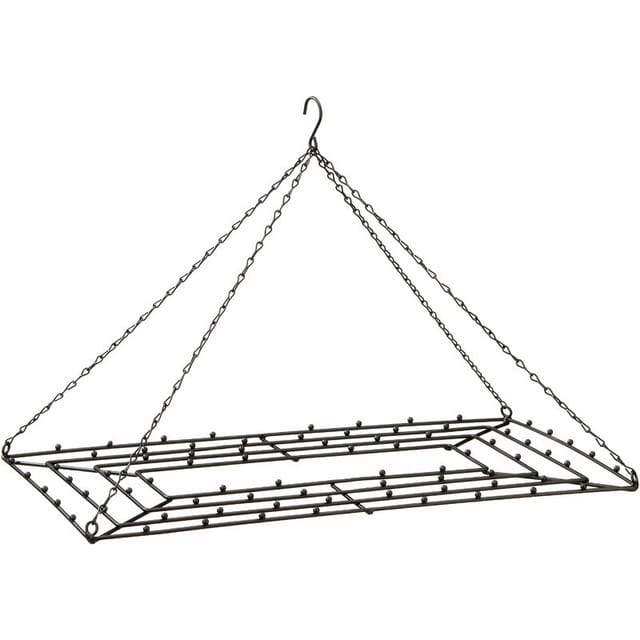 Deko Hänge Gestell schwarz - 52 x 37 cm - Metall Decken Hänger Weihnachten Ostern
