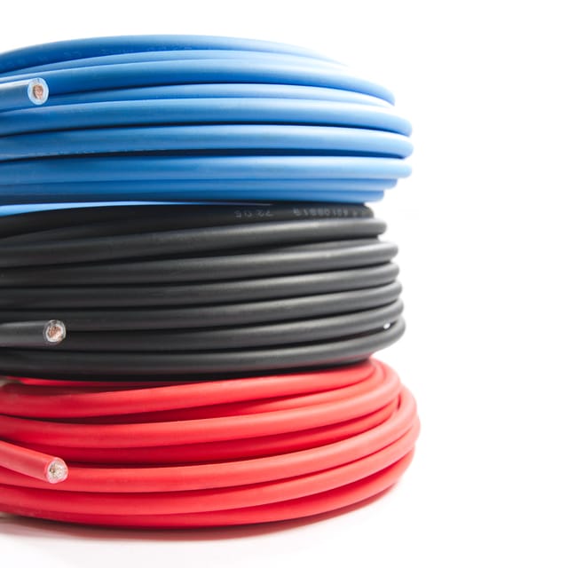 Solarkabel Meterware - 4mm² 6mm² 10mm² - rot Schwarz blau 4mm² Rot