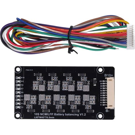 10s-batteriebalancer, Automatische Benachbarte Ausgleichsschaltung, Mos-leiterplatte, Induktiver Aktiver Ausgleichsschalter Mit 1,2-a-kabel (2,0–4,5 V)