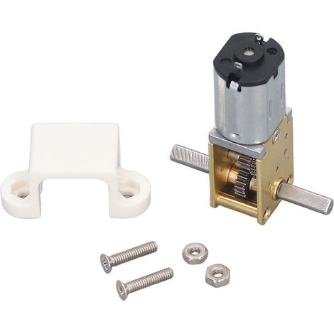 12 V Dc, 381 U/min, Doppelwellen-schneckengetriebemotor Mit Mikrodrehzahlreduzierung, Bürstenbehafteter Gleichstrommotor