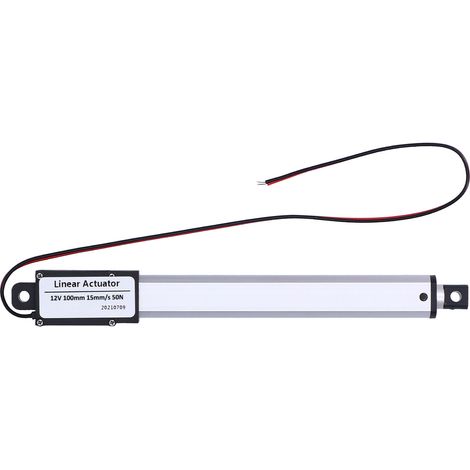 12-v-gleichstrom-linearantrieb, 100 Mm, Mit Internem Endschalter, Geräuscharmer Mini-elektroantrieb Für Industrie Und Landwirtschaft, 15 Mm/s – 50 N