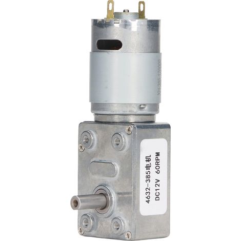 12-v-gleichstrom-turbinengetriebemotor Mit Selbsthemmendem Schneckengetriebe (cw/ccw), Geeignet Für Fenster- Und Türwinden, 60 U/min