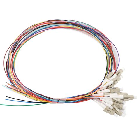 12-adriges Lc/upc-62,5/125 Multimode-glasfaserkabel Mit Pvc-außenmantel Für Netzwerke