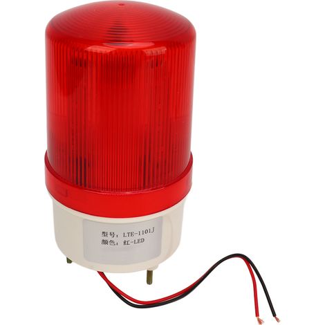 120 Db Led-rotationsblitzleuchte Mit Akustischem Alarm, Ip54 Abs-warnleuchte Für Den Innen- Und Außenbereich, 12 V