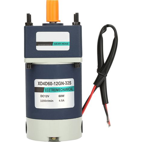 12v 60w (7,5, 430 U/min) Drehmomentstarker Gleichstrom-getriebemotor Mit Metallgetriebe Und Permanentmagneten