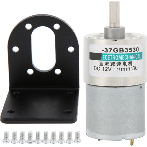 12v Dc Mikrogetriebemotor, Niedrige Drehzahl, Hohes Drehmoment, Permanentmagnet, Xd37gb3530 Unterstützung (30 U/min)