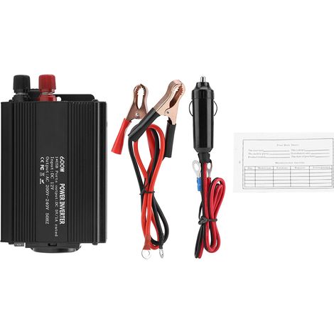 12v Sinus-wechselrichter Mit Korrektur Auf 220v 600w Konverter Mit Solarpanel
