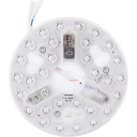 15-w-led-rundlampen-ersatzset Für 13,5 Cm (5,3 Zoll) Deckenventilatoren: 3 Farbtemperaturen (3000 K, 4200 K, 6500 K), Kompatibel Mit Spannungen Von 95 Bis 265 V
