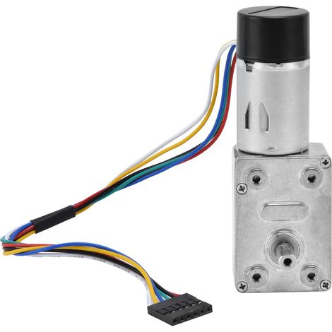 15-mm-gleichstrom-schneckengetriebemotor, Zweiwellen-untersetzungsgetriebe Mit Encoder Jgy-370dc12v 90 U/min
