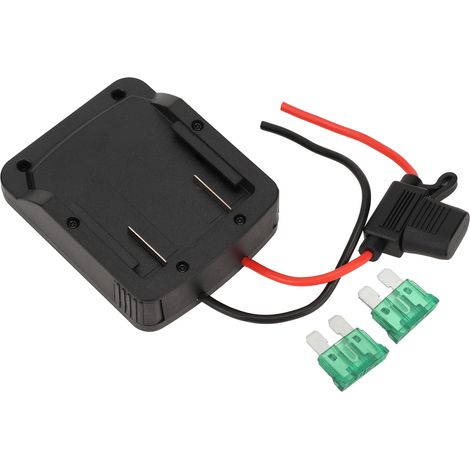 18-v-lithium-akku-adapter, Integrierter Abs-stecker Mit Sicherungshalter Für 12-v-elektrowerkzeuge