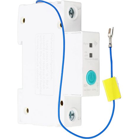 1p 230v Wlan-leistungsschalter, Intelligenter Din-schienenschalter Für Ewelink-anwendungen, Homeshopping-zentren