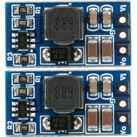 2 Dc-aufwärtswandlermodule, Aufwärtswandler Für 7-w-led-motor, 2,6–5,5 V Auf 5 V, 6 V, 9 V, 12 V Nd0412sa (ohne 9-v-anschluss)