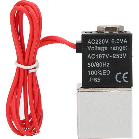 220 V Ac (g1/4 Zoll) Direktwirkendes Magnetventil (luft/wasser), Gehäuse Aus Aluminiumlegierung