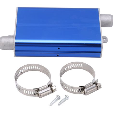24-mm-auspuffschalldämpfer Aus Aluminiumlegierung Für Standheizung (rechts) Passend Für Eberspächer Airtronic D2, D4 Und D4s, Blau
