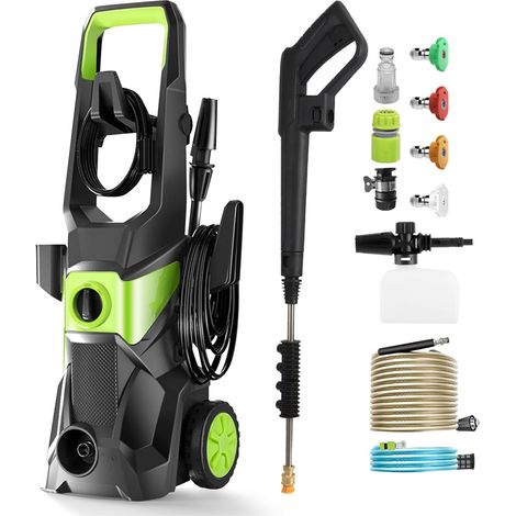 2400-w-hochdruckreiniger, 4000 Psi, Ipx55-schutzart, 10 L/min Fördermenge, 16 M Langer Hochdruckschlauch, Pistole Und Hochdruckschlauch