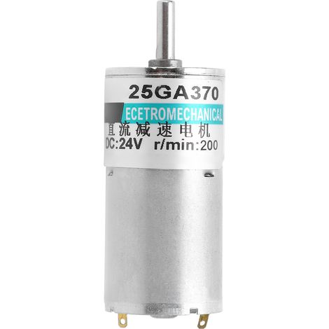 24v Xd-25ga370 200 U/min Niedrigdrehzahl-gleichstrom-getriebemikromotor, Permanentmagnet-sportsteuerung