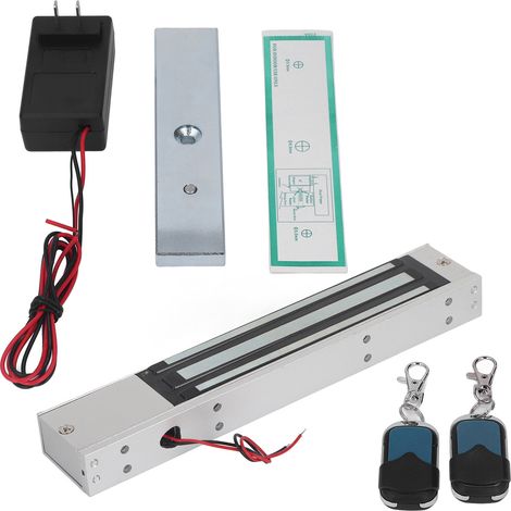 280 Kg (600 Lbs) Elektrisch-magnetisches Türschloss Mit Fernbedienung Für Evakuierungstüren Aus Aluminium Und Glas