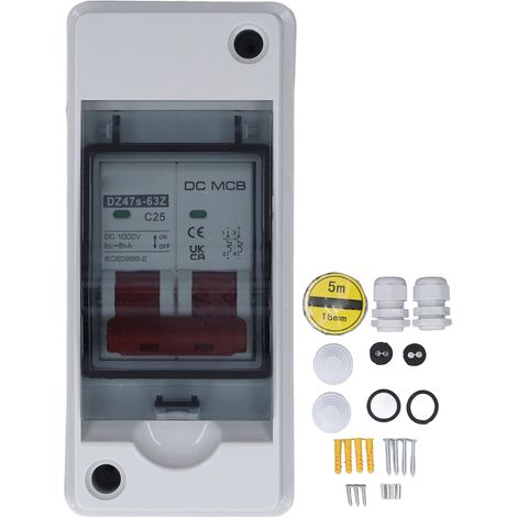 2p-photovoltaikanlage, Miniatur-gleichstrom-leistungsschalter, Wasserdichter Solartrennschalter Ip65, Dc 1000 V 25 A