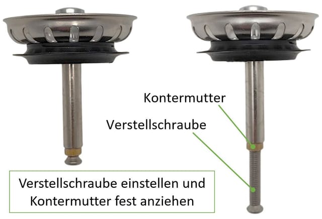 Franke - Siebkorb 1,5 Zoll Excenter (133.0008.422) Original Siebkörbchen für Exenterbedienung